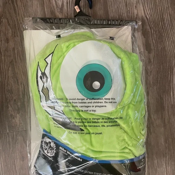 Disney Monsters Inc. Mike Wazowski Costume - Vibrant Green - Picture 2 of 4